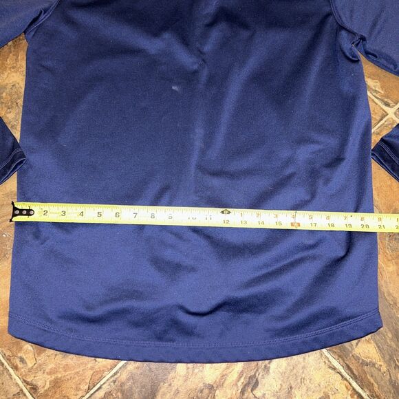 New England Patriots Majestic Thermabase 1/4 Zip Pullover Jacket Large Mens - Picture 5 of 5